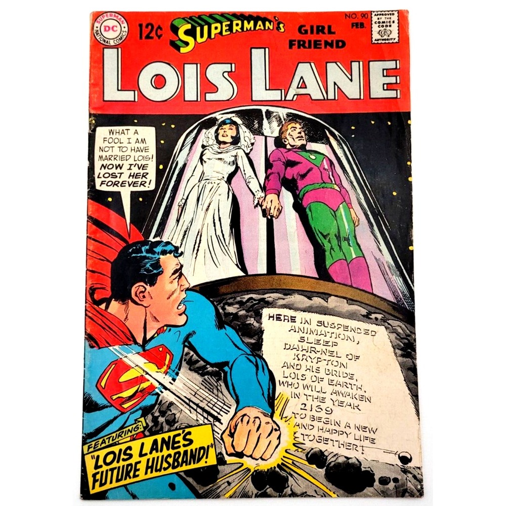 SUPERMAN'S‎ GIRL FRIEND LOIS LANE #90 (1968) / FN / DC COMICS SILVER AGE